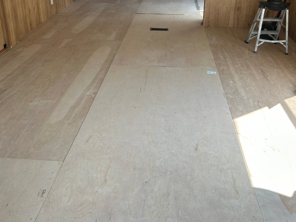 before image of top deck